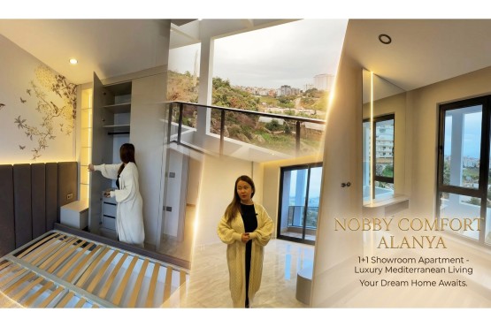 Шоу-рум 1+1 в ЖК Nobby Comfort, новостройка в Алании Турция