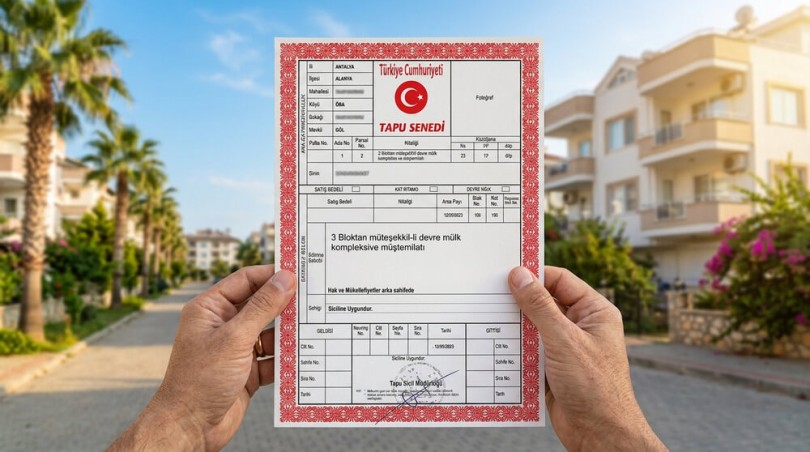 Образец красного ТАПУ в Турции 2026