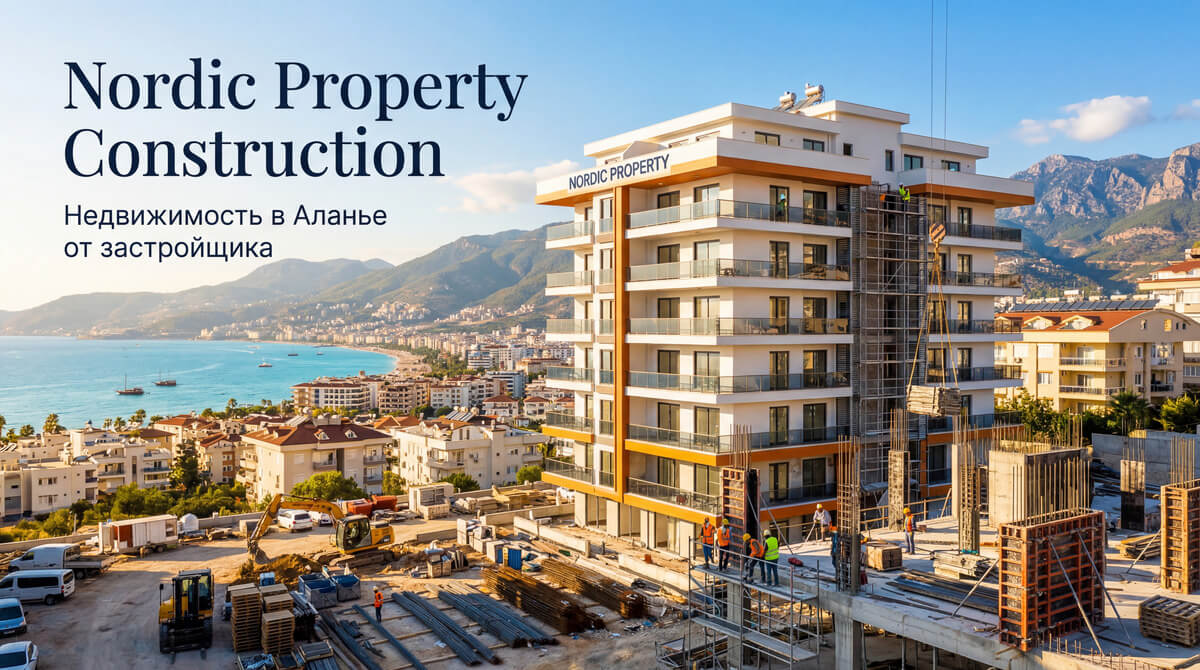 недвижимость в Алании от застройщика Нордик
